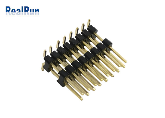 Düşük Akım Pin Başlık Konnektörü 2.54mm 16 Pos Çift Sıralı Dikey Tip Altın SMD 3A