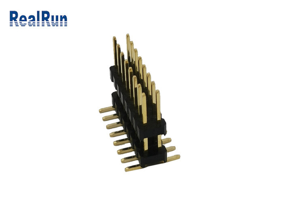 Düşük Akım Pin Başlık Konnektörü 2.54mm 16 Pos Çift Sıralı Dikey Tip Altın SMD 3A