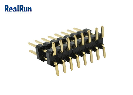 Düşük Akım Pin Başlık Konnektörü 2.54mm 16 Pos Çift Sıralı Dikey Tip Altın SMD 3A
