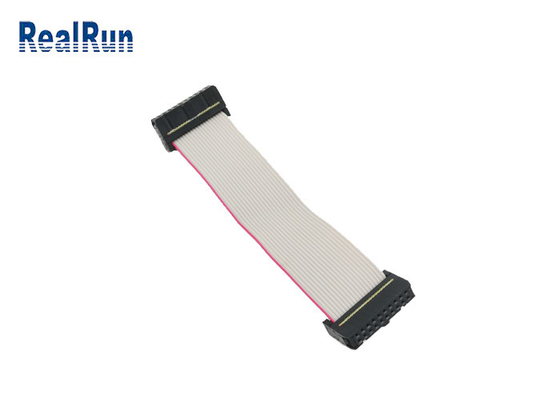 2.54mm Düz Şerit IDC Düz Kablo 2x10P Telden Panoya IDC Dişi Başlık Konektörü