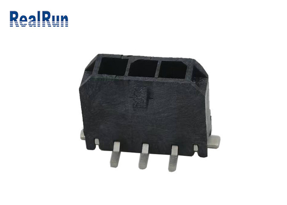 LCP UL 94V-0 3 Pinli Başlık Konektörü Dikey SMD Mat Kalay Kaplama 2-1445053-3