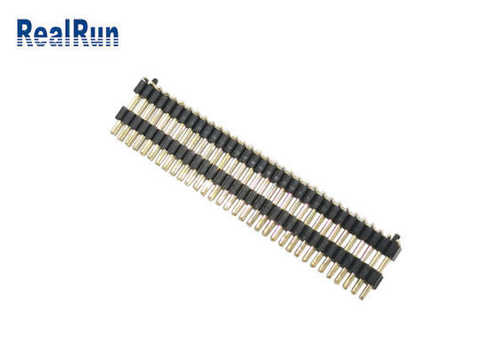 PA6T Altın Flaş 1.0mm Pin Başlık Konektörü SMT Erkek 2X33p Post Çift Katmanlı Plastik