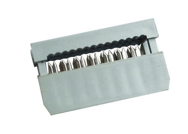 Tıbbi Cihazlar 14 Pinli IDC Soketi Dişi 2.54 Mm Tel Bağlama Tablasına