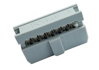 Tıbbi Cihazlar 14 Pinli IDC Soketi Dişi 2.54 Mm Tel Bağlama Tablasına