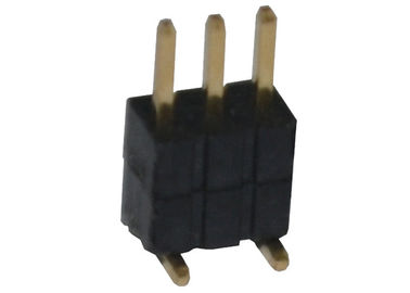 Plastik 3 Pin Tek Sıralı Başlık Konektörü 1.27mm Dikey Montajlı SMT Tipi