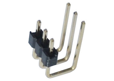 2.0mm 3 Pin Tek Sıra Pin Başlığı 90 Derece U Tipi Konnektör Yanı Plastik