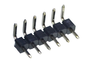 5 Pinli Başlık Konektörü 2.54mm Tek Sıralı Siyah Dik Açı Pcb Başlığı