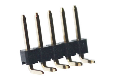 5 Pinli Başlık Konektörü 2.54mm Tek Sıralı Siyah Dik Açı Pcb Başlığı