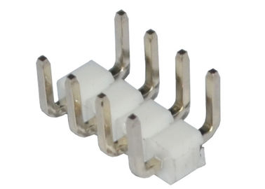 Beyaz 4 Pimli Başlık Konektörü Pitch 2.54mm Tek Sıra 90 Derece U Tipi