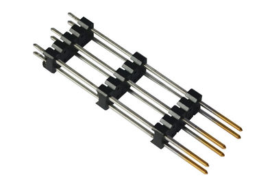 10 Pin Çift Sıra Pin Başlığı 2.54 Mm Pitch Başlık Düz Tip Üç Plastik