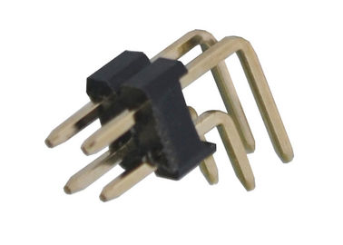 Dik Açı Çift Sıralı Pin Header Konnektör 2.54mm X 2.5mm İzolasyon Direnci