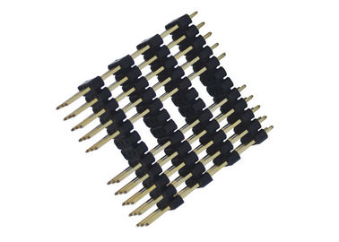 Dört Plastik Pin Başlık Konektörü 500V AC 2.54mm Pitch 36P Üç Sıra