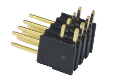 2.54mm 500VAC Pin Başlık Konektörü Sağ Açı İzolatör PA6T 3A