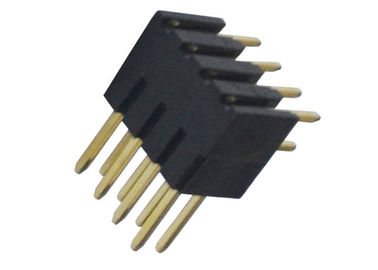 2.54mm 500VAC Pin Başlık Konektörü Sağ Açı İzolatör PA6T 3A