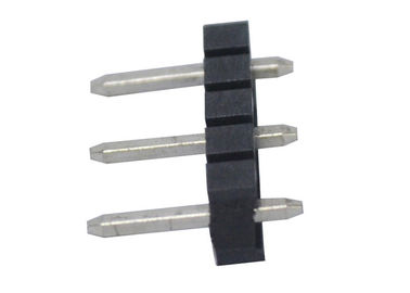 Düz Tek Sıra Pin Başlığı 180 Derece Tip Siyah 3.96 Mm Pitch Connector