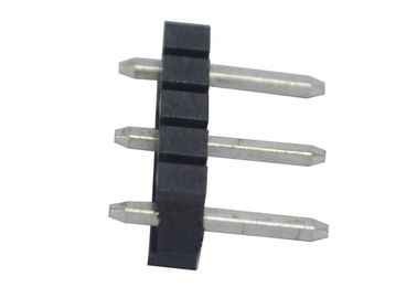 Düz Tek Sıra Pin Başlığı 180 Derece Tip Siyah 3.96 Mm Pitch Connector