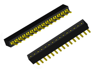 SMT Tipi 15 Pin Dişi Başlık Konnektör Tek Sıra Düz 1.0mm X 2.1mm