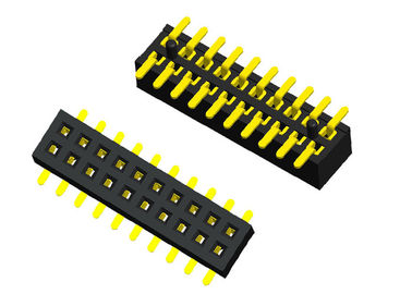 Düz 20 Pin Header Konnektör Dişi 180 Derece Tip Çift Sıra 1.0X2.1mm