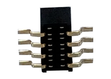 8 Pin Dişi Başlık Konektörü 1.27mm X 3.4mm Tek Sıralı SMT Tipi Siyah