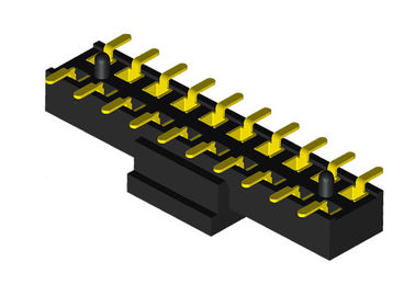 CAP ile 20 Pin Siyah Kadın Başlık Konnektör Çift Sıra 2.0mm Pitch