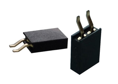 Siyah Tek Sıra Kadın Başlığı SMT Tipi Yatay 2.0 Mm Pitch Bağlayıcı