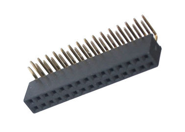 Dik Açı Dişi Başlık Konnektörü 30 Pin Elektronik İçin Yangın Dayanımı