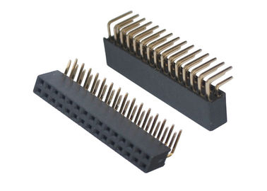 Dik Açı Dişi Başlık Konnektörü 30 Pin Elektronik İçin Yangın Dayanımı