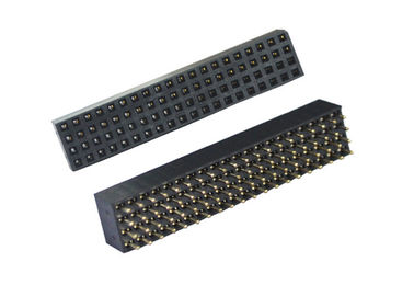2.0mm Kadın Düz Pin Header Konnektör Dört Sıralı 180 Derece Bakır Alaşımlı