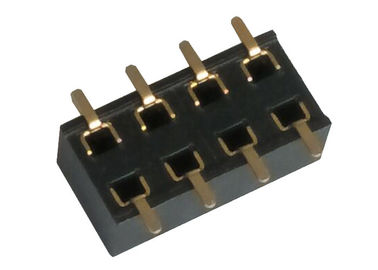 90 Derece Kadın Başlığı 2.54 Mm Çift Sıralı SMT Yüzey Montajlı Pin Başlığı