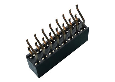 Çift Sıralı Kadın Başlık Bağlayıcı 2.54mm SMT Tip 16 Pimli Yatay