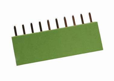 Düz Çift Sıralı Başlık Konektörü Yeşil 2,54 Mm Dişi Başlık 10 Pin