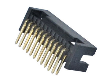 Yüksek Sıcaklık PCB Başlık Konnektörü 1.27mm Pitch Dik Açı 1.0AMP
