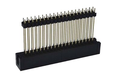 PCB Kurulu 2.0 Mm Pitch Bağlayıcı 40 Pin DIP Tipi Çift Plastik Düz