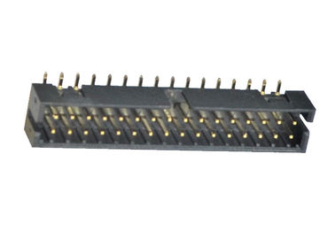 Kutu 2mm Pin Başlığı 32 Pin SMT Tipi Pirinç İletişim Malzemesi İletişim Direnci