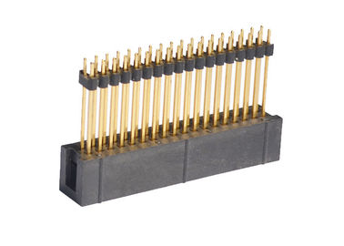 PCB İletişim için Pirinç İletişim 18 Pin Header 2.54mm Düz Başlık Konektörü