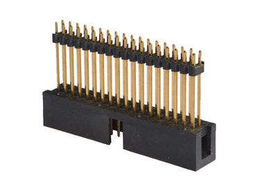 PCB İletişim için Pirinç İletişim 18 Pin Header 2.54mm Düz Başlık Konektörü