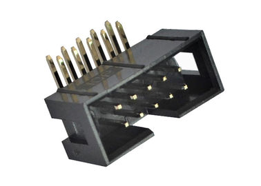 2.54mm Kutu Header Konnektör 90 Derece Header Pins 500 V Dayanım Gerilimi
