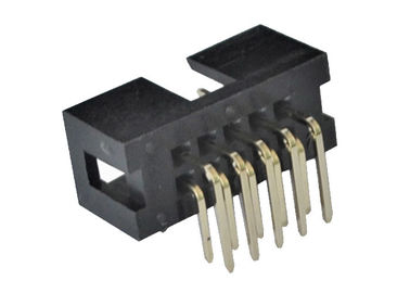 2.54mm Kutu Header Konnektör 90 Derece Header Pins 500 V Dayanım Gerilimi