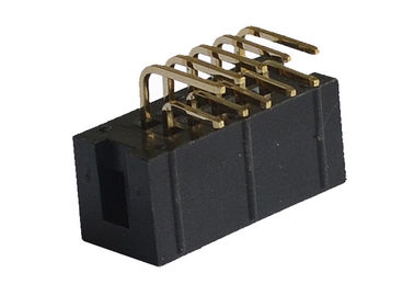 2.54mm Kutu Header Konnektör 90 Derece Header Pins 500 V Dayanım Gerilimi