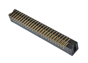 Dik Açı Pcb Konnektörü 90 Derece Kutu Tipi 2.54mm Pitch 50 Pin Başlığı