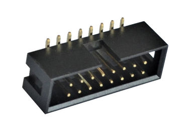 Erkek Kutu Başlığı Konektörü 2.54mm Pitch SMT Tipi PBT / PA6T Yalıtım Malzemesi