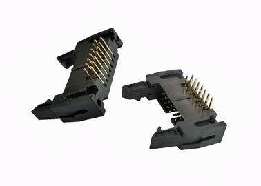2.54mm Dik Açı Pin Header 14 Pin Kaplamalı Konnektör Tekneli Delik 500V