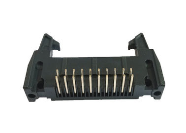 Dik Açı Kaplama Başlıklı Konnektör 90 Derece Başlık Pimleri 2.54mm 20 Pin
