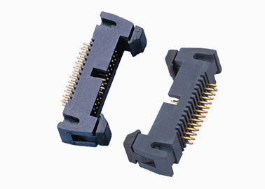 Düz Örtülmüş Pin Header Konnektör Çift Sıra Kısa Mandal 2.54mm 20 Pin