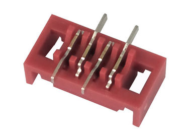 1.27 Mm Idc Konnektör Kırmızı Dişi Başlık 4 Pin 500AC Dayanma Gerilimi