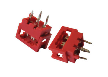1.27 Mm Pitch IDC Konnektörü 4 Pinli Erkek Başlık Tel Kurulu IDC Soketine