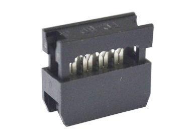 8 Pin Dişi IDC Tel Devre Kartı Konnektörleri 2.54mm PBT Malzemesi