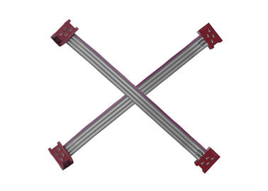 UL2651 28AWG 1.27 Mm Pitch Şerit Kablo PA6T PA9T LCP İzolatör Malzemesi