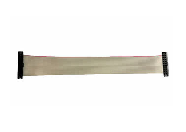 PCB Kurulu IDC Düz Şerit Kablo Montajları 2.54mm Pitch 20 Pin PVC Malzeme
