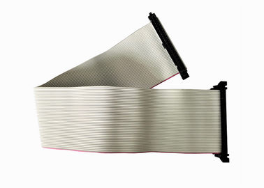 Gri IDC Yassı Kablo Grupları Maç Konnektörü 2.54mm 40 Pin Değişken Uzunluk